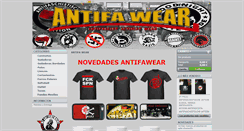 Desktop Screenshot of antifawear.com